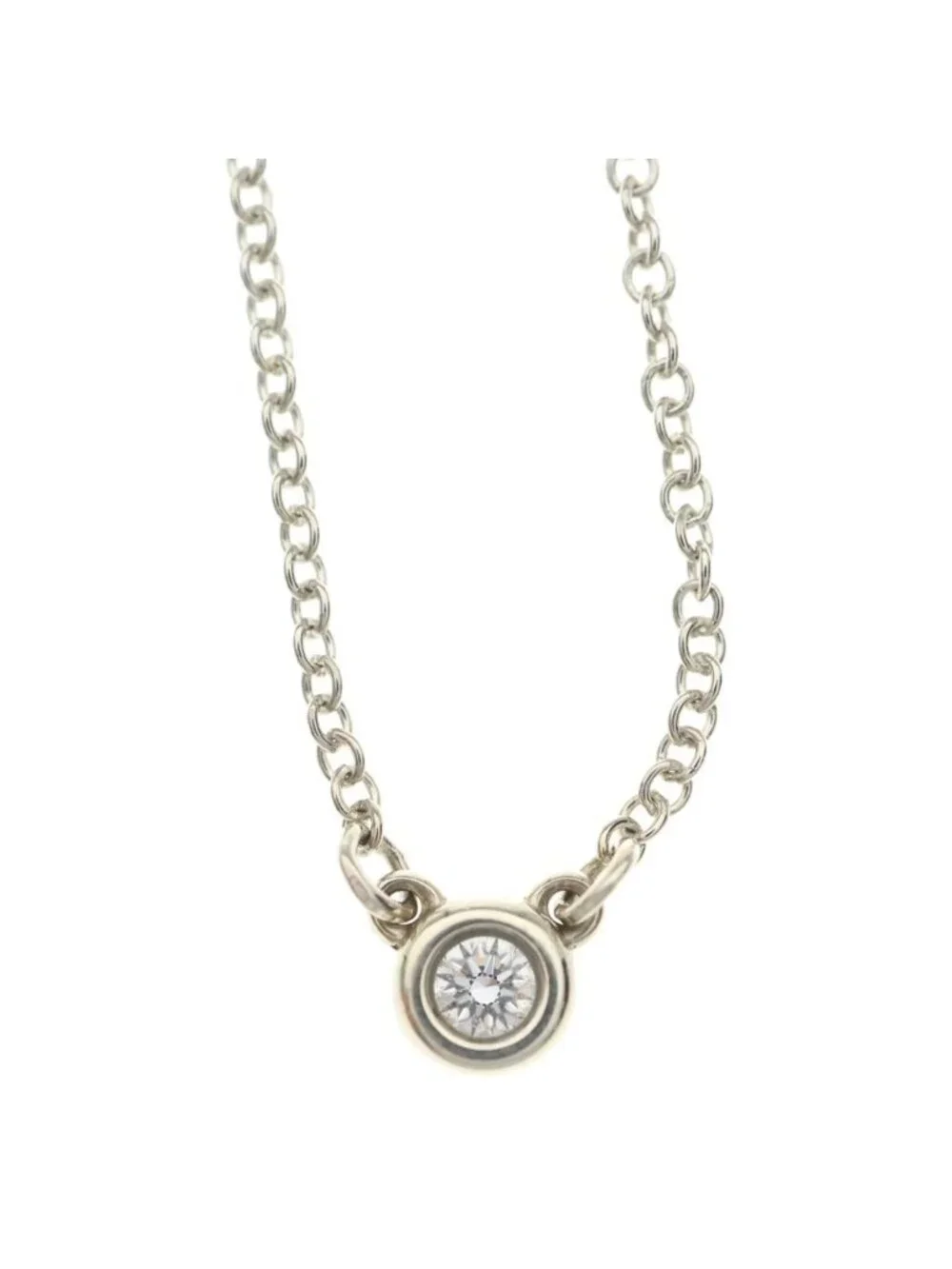 Tiffany & Co by the Yard Pendant Chain Silver